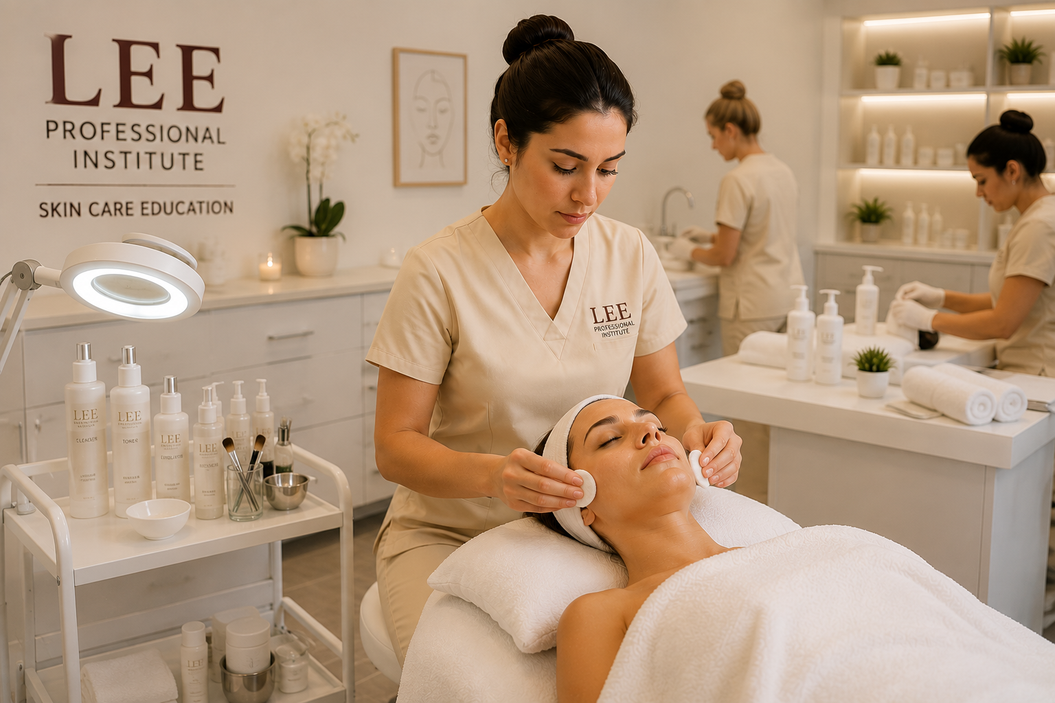 Skin Care Specialist hands-on education at Lee Professional Institute